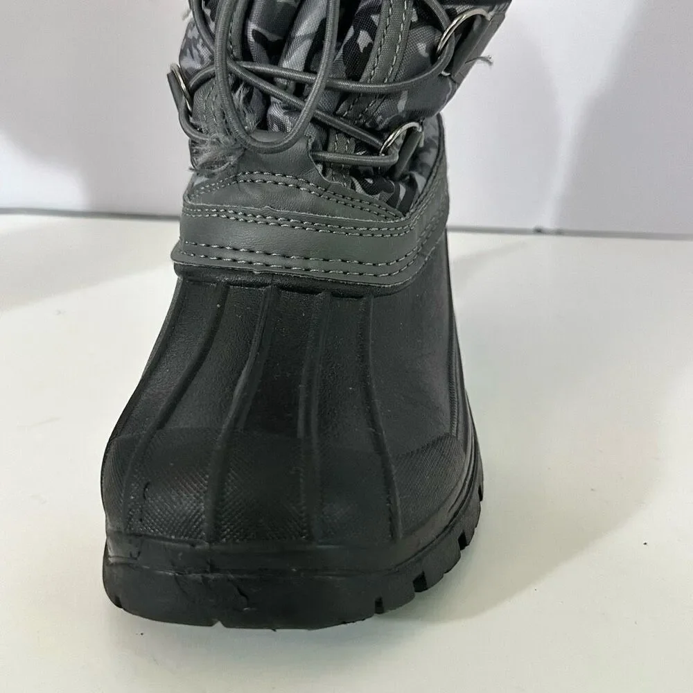 Kid Sport Snow Boots Gray and Black | Size 13 (33)